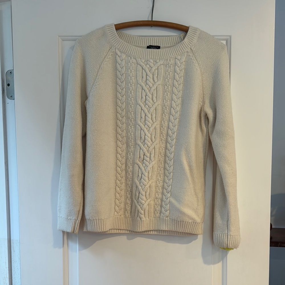 Talbots Crew Neck Sweater in Classic Navy